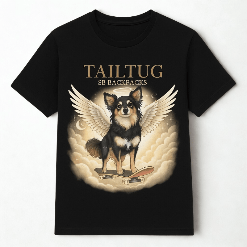 TTSB Packs T-Shirt - Wings - TailTug Skateboard Backpacks
